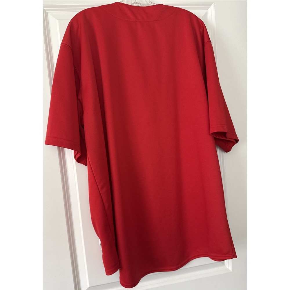 Philadelphia Phillies Baseball ButtonUp XL Embroidered Jersey True Fan Series - Picture 2 of 10